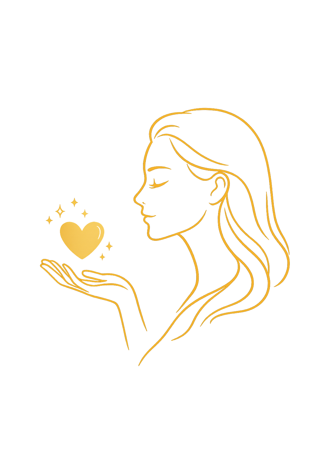 Woman in reflection